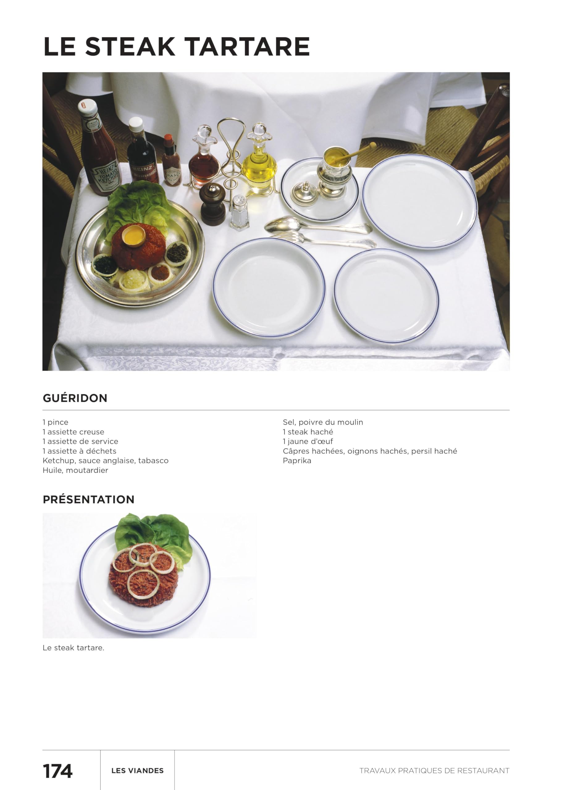 Travaux pratiques de restaurant: Toutes les techniques classiques du service en salle illustrées en pas à pas