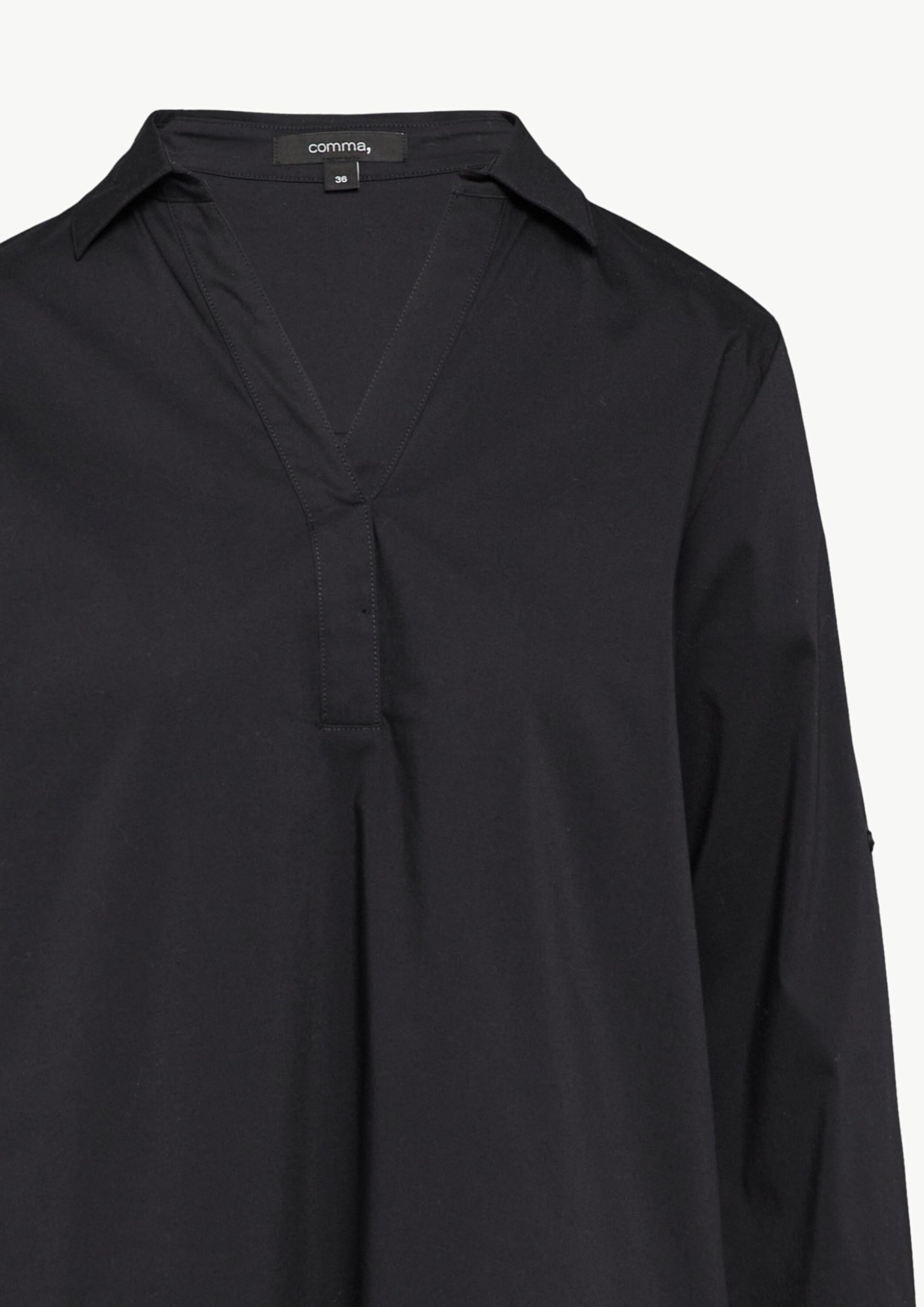 Comma Businesskleid mit umschlagbarem Ärmel