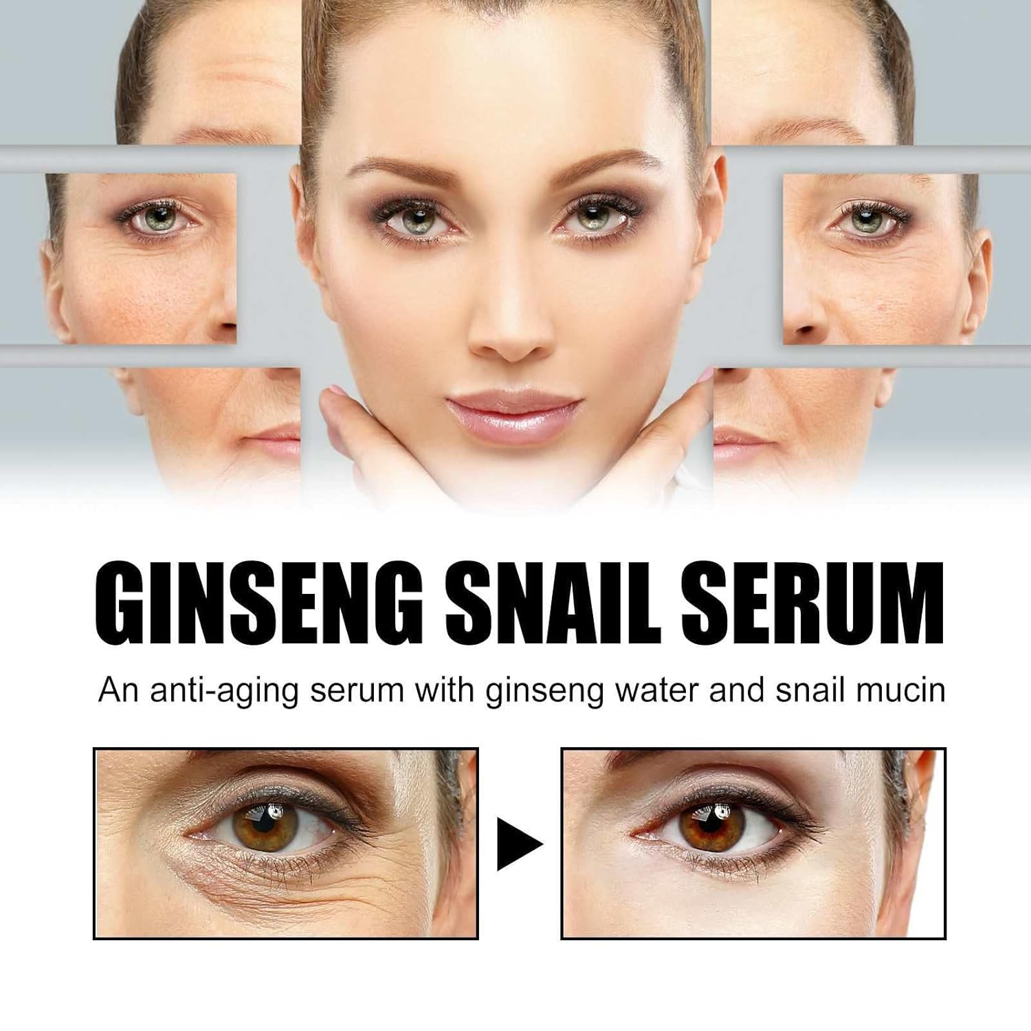 Revive Snail-Mucin Ginseng Serum - Korean Hydrating Essence for Age-Defying & Soothing Skin, Visibly Renewed, For All Skin Types, 30ml - Image 7