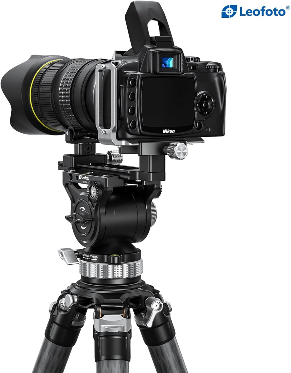 LEOFOTO VR-150S 195mm Adjustable Universal Long/Tele Lens Support/QR Plate Mount Arca/RRS Compatible