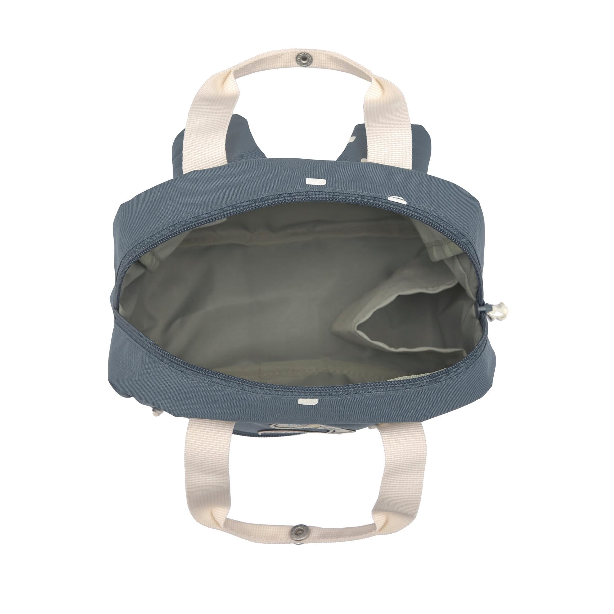 LÄSSIG Mochila Infantil con Correa para el Pecho Mochila para guardería 28 cm, 5,5 litros, 3 años/Mini Square Backpack