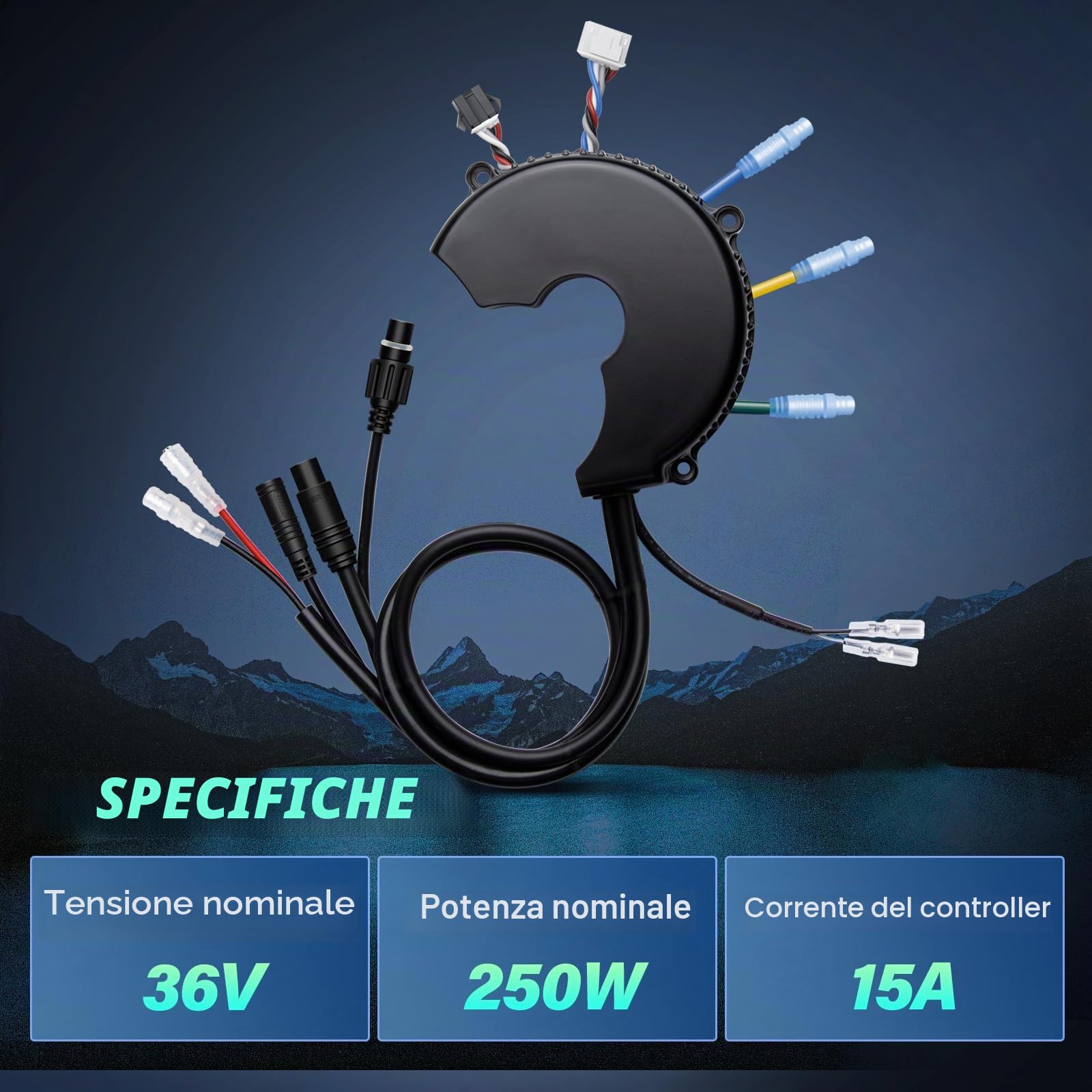 Bafang Controller 36V 250W per motore centrale BBS01B, controller BBS per bici elettrica, kit di conversione