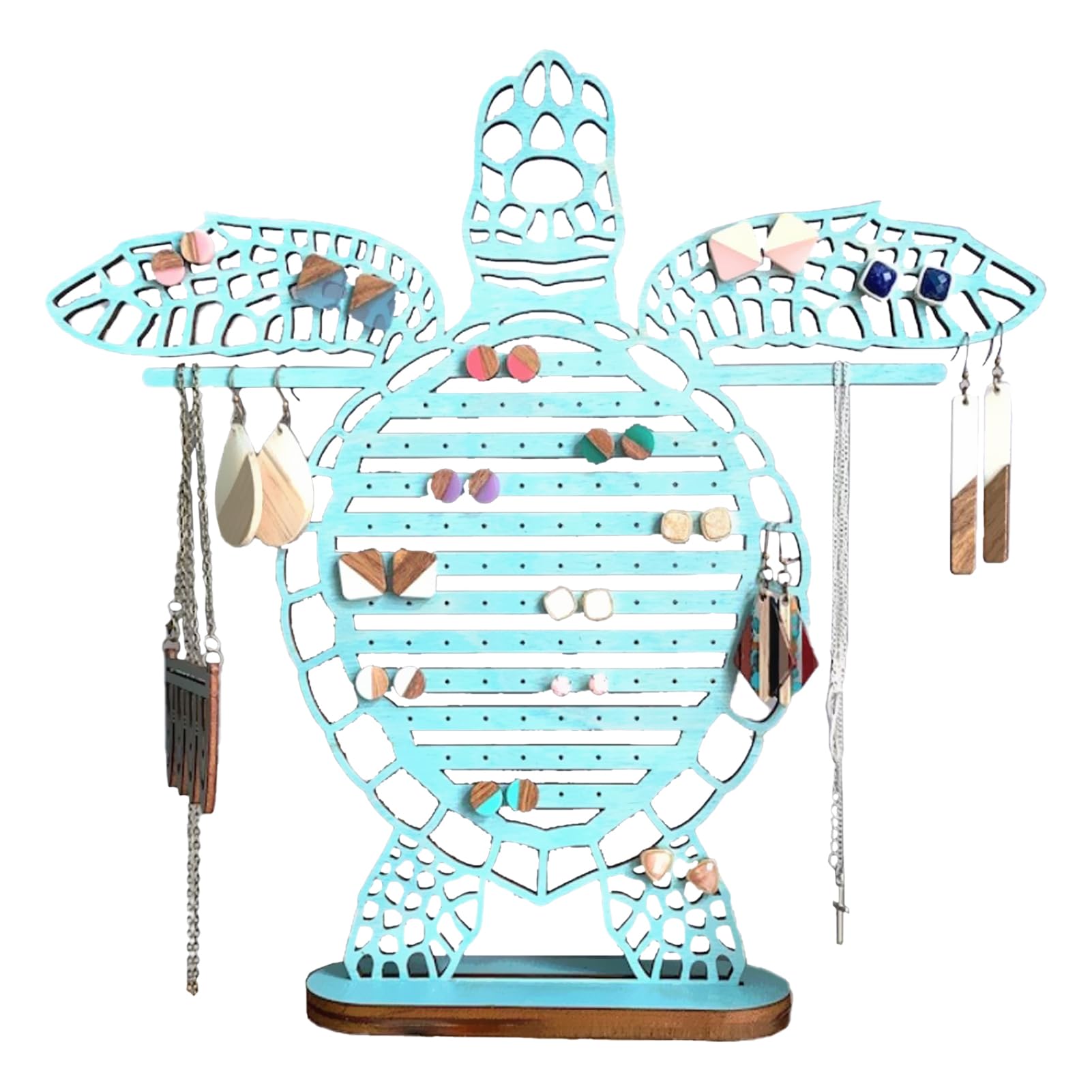 Ddewing Sea Turtles Earring Holder Turtles Earring Storage Rack Sea Turtles Earring Display Organizer Jewelry Display Stand Rack Storage Rack for Home Women Girls