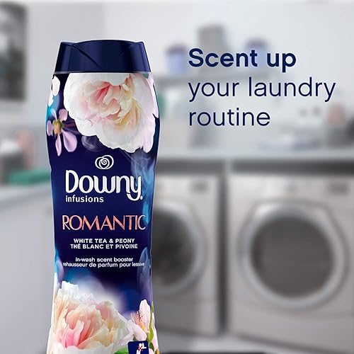 Miniatura 7 de Downy Infusions - Cuentas potenciadoras de aroma de lavandería para lavadora romántica té blanco y peonía 201 onzas