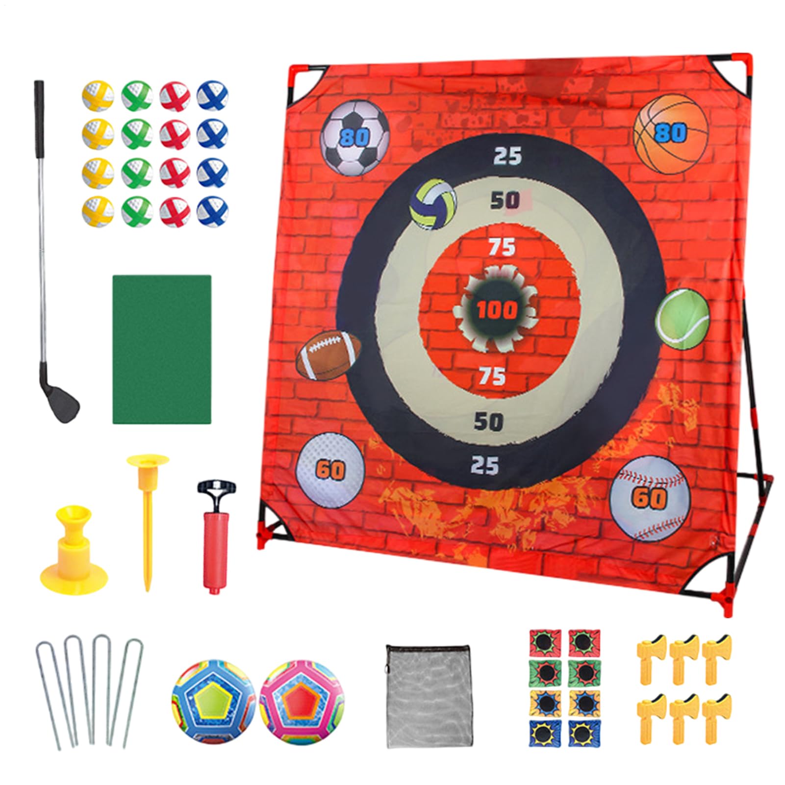 Giocattoli Da Golf per Bambini, Gioco Di Putter Al Coperto Quattro In, Giocattolo Interattivo All'aperto Attività Educativa per Prescolari A Casa