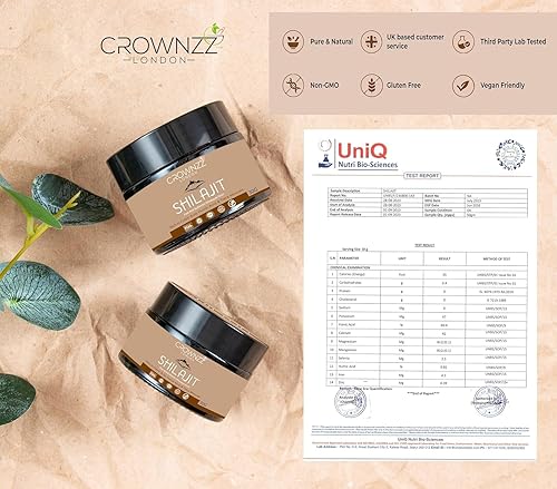 Miniatura 2 de Pure Shilajit  Resina Shilajit orgánica de grado dorado del Himalaya para hombres y mujeres  Shilajit de alta resistencia rica en fúlvico, ácido