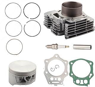 Dasbecan 13111-HN0-A00 Cylinder Piston Ring Gasket Top End Rebuild Kit Compatible with 1998-2004 Honda foreman 450 TRX450 S/ES/FE/FM 4x4 13010-HN0-A02