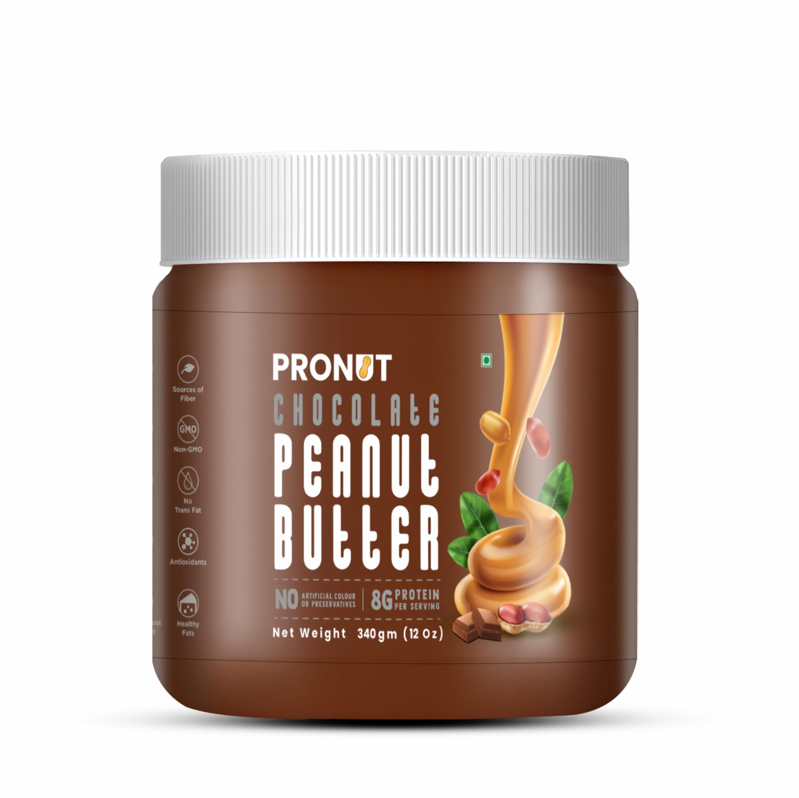 PRONUT Chocolate Peanut Butter|Pure Dark Chocolate|High Protein|Vegan|Gluten-Free (340Gram) (B0CCS6GPLJ) Amazon Price History, Amazon Price Tracker