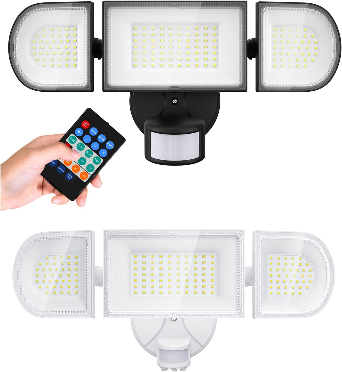 iMaihom 100W Motion Sensor Flood Light & 100W LED Security Lights Outdoor, 9000LM Motion Sensor