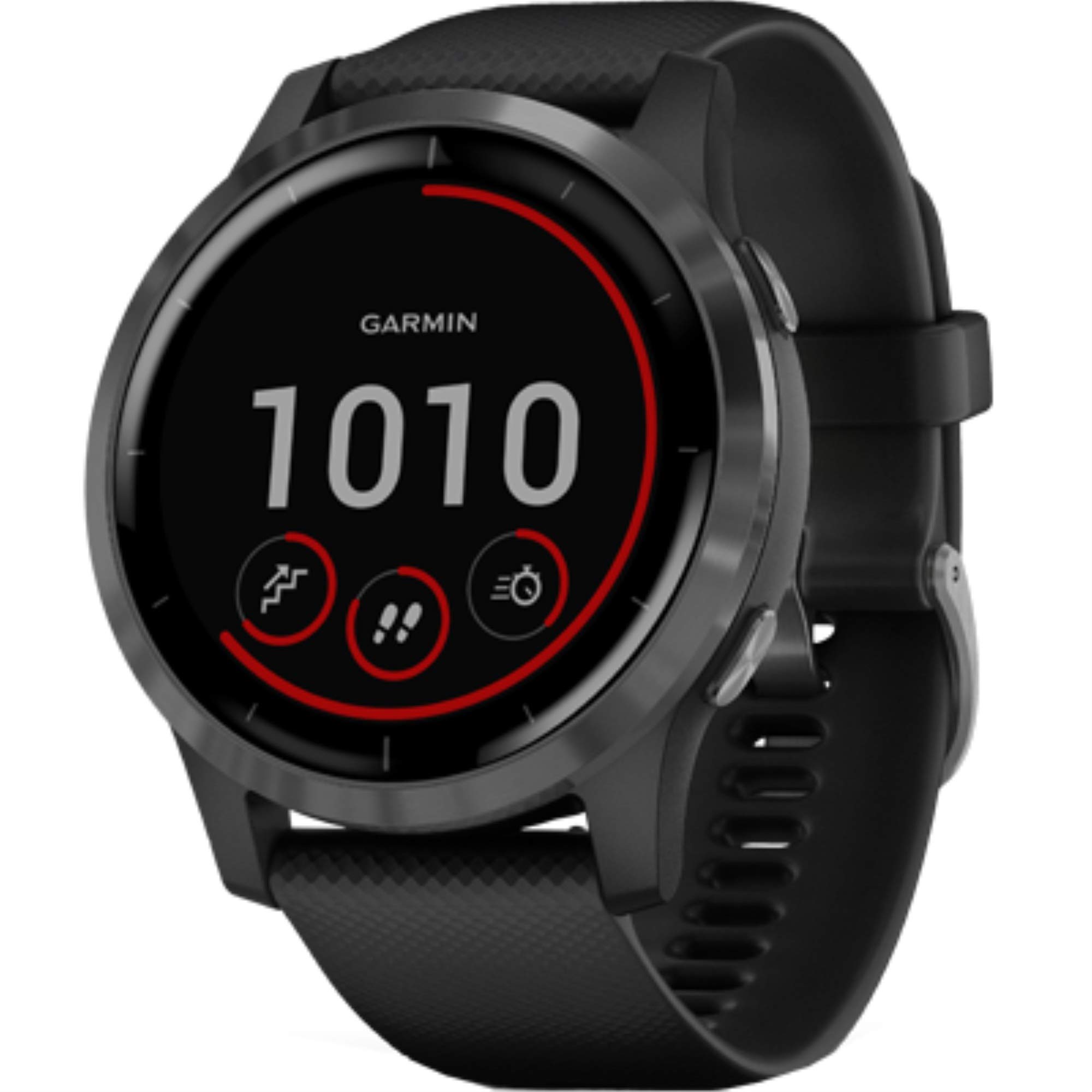 Garmin vivoactive 4, GPS Smartwatch, Features Music, Body Energy Monitoring, Animated Workouts, Pulse Ox Sensors and More, Black Black 45mm Smartwatch