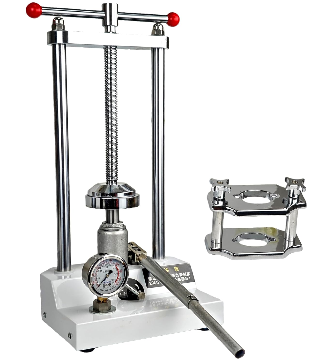 Hydraulic Dental Press Machine Denture Flask Pressure Laboratory Equipment. Simple Operation, Suitable for Beginners