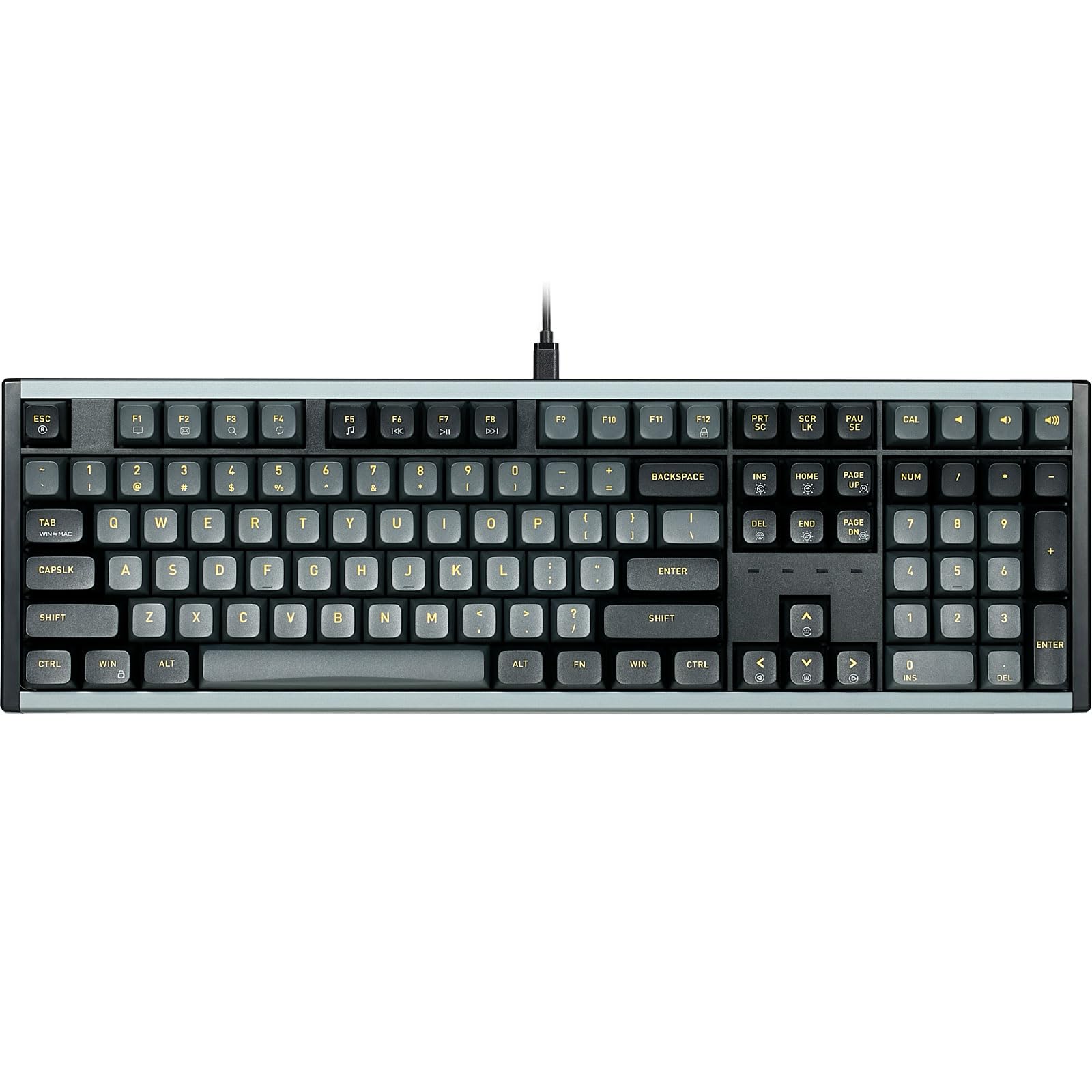 Hexgears I5 Mechanical Keyboard, 100% Gaming Keyboard 108 Keys with Kailh Hot Swappable Switch, RGB Backlight, N-Key Rollover, Detachable Cable, Aluminum Keyboard for Windows Laptop Mac