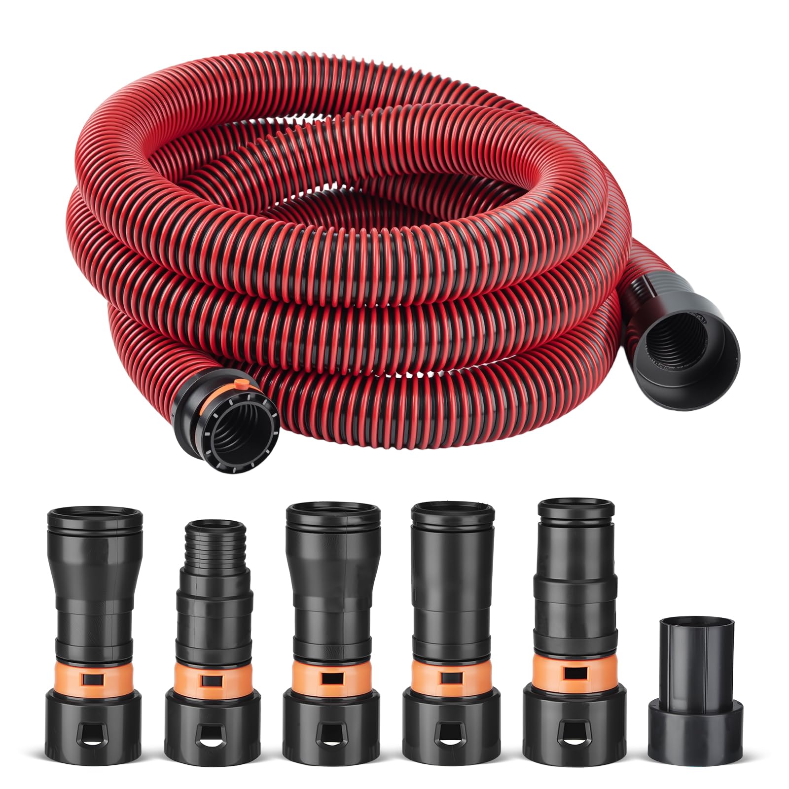 WHAT WE WANT 【純正】WWW_EXTENSIONTABLECASE Amazon.com: 10FT Vacuum Hose Extension with 6 Adapter