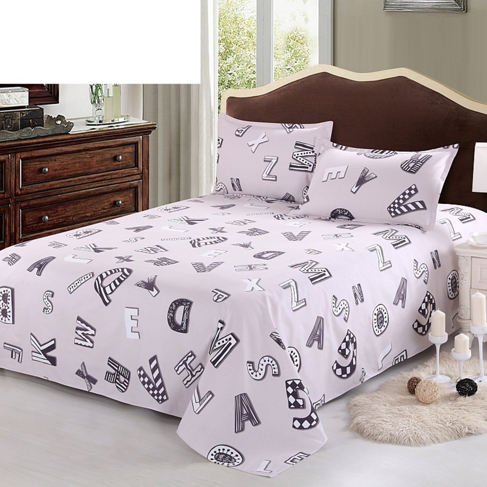 Drap en coton Vichy épais fini les draps fins qui s'usent en 200x230