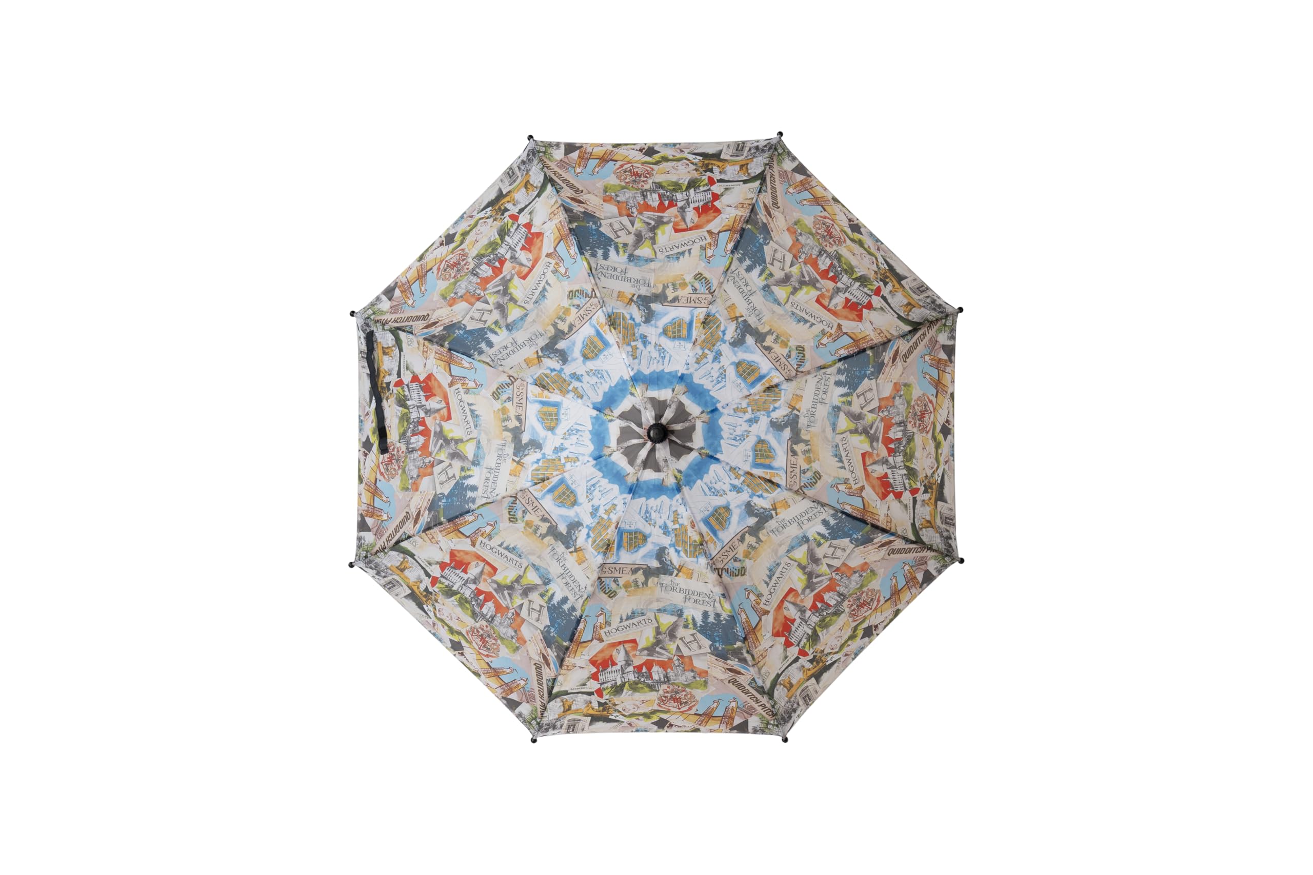 CyP Brands- Harry Potter- Paraguas, Paraguas cadete, 54 cm, Autómatico, Multicolor, Producto Oficial