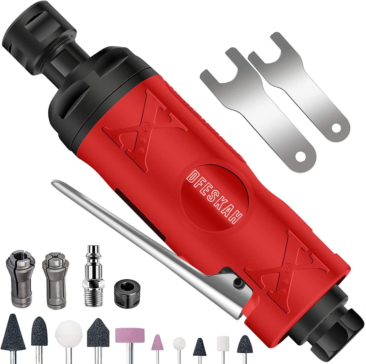 Air Die Grinder Kit,DFESKAH Pneumatic Straight Die Grinder
