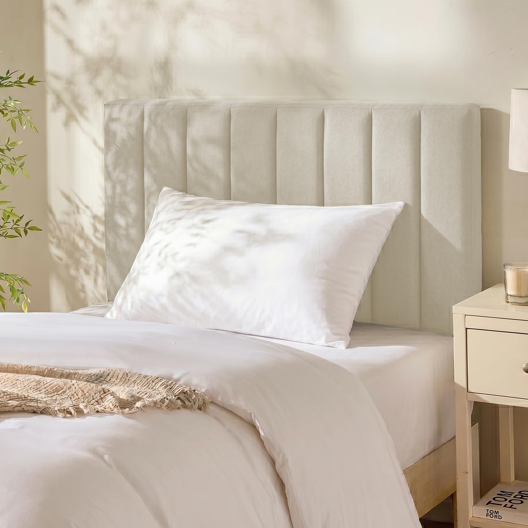 Hearth &amp; Harbor Wall Mounted Twin Headboard Only, Bed Headboard Twin Size