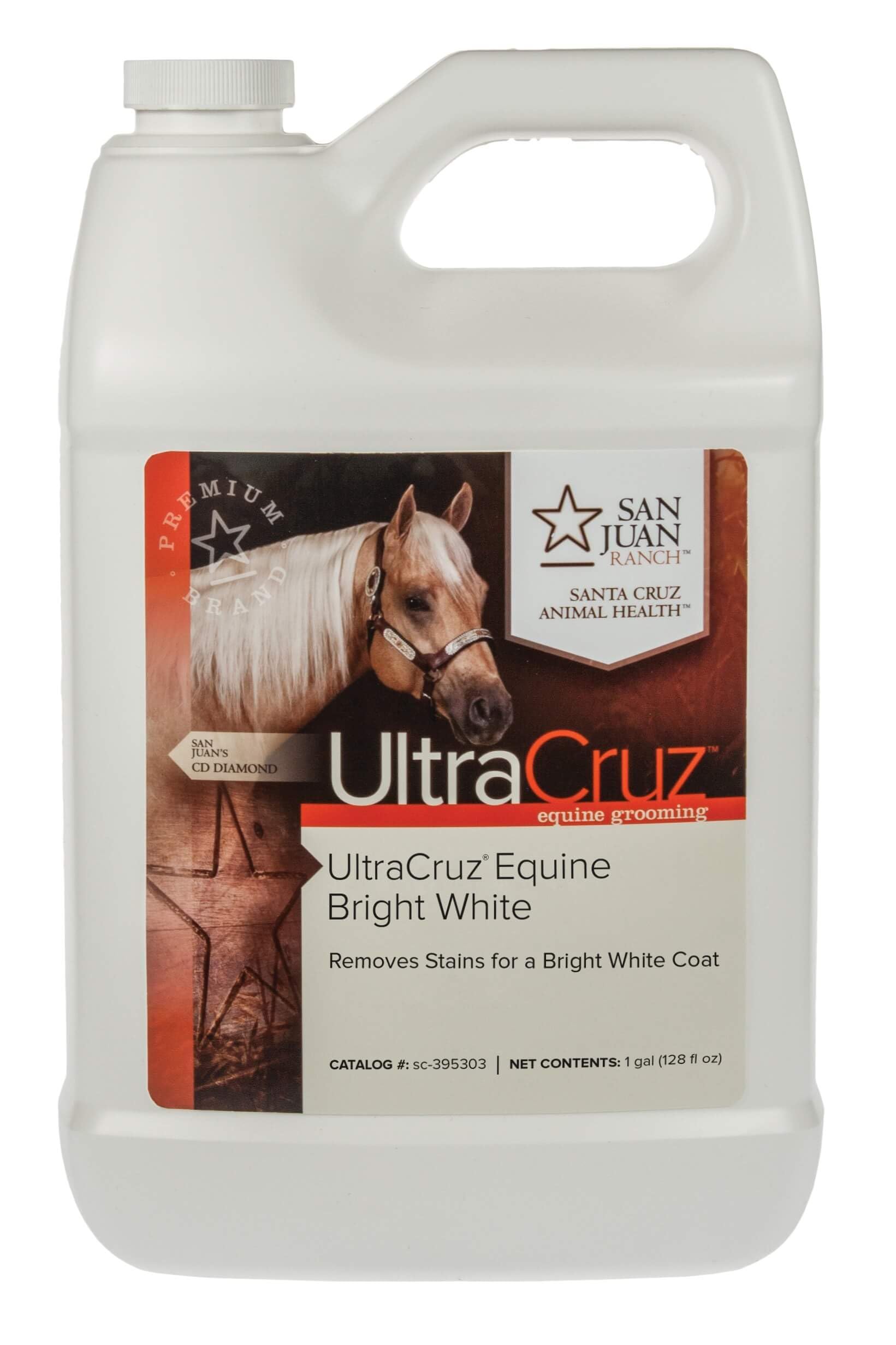 UltraCruz® Equine Bright White Szampon dla koni, 1 galon
