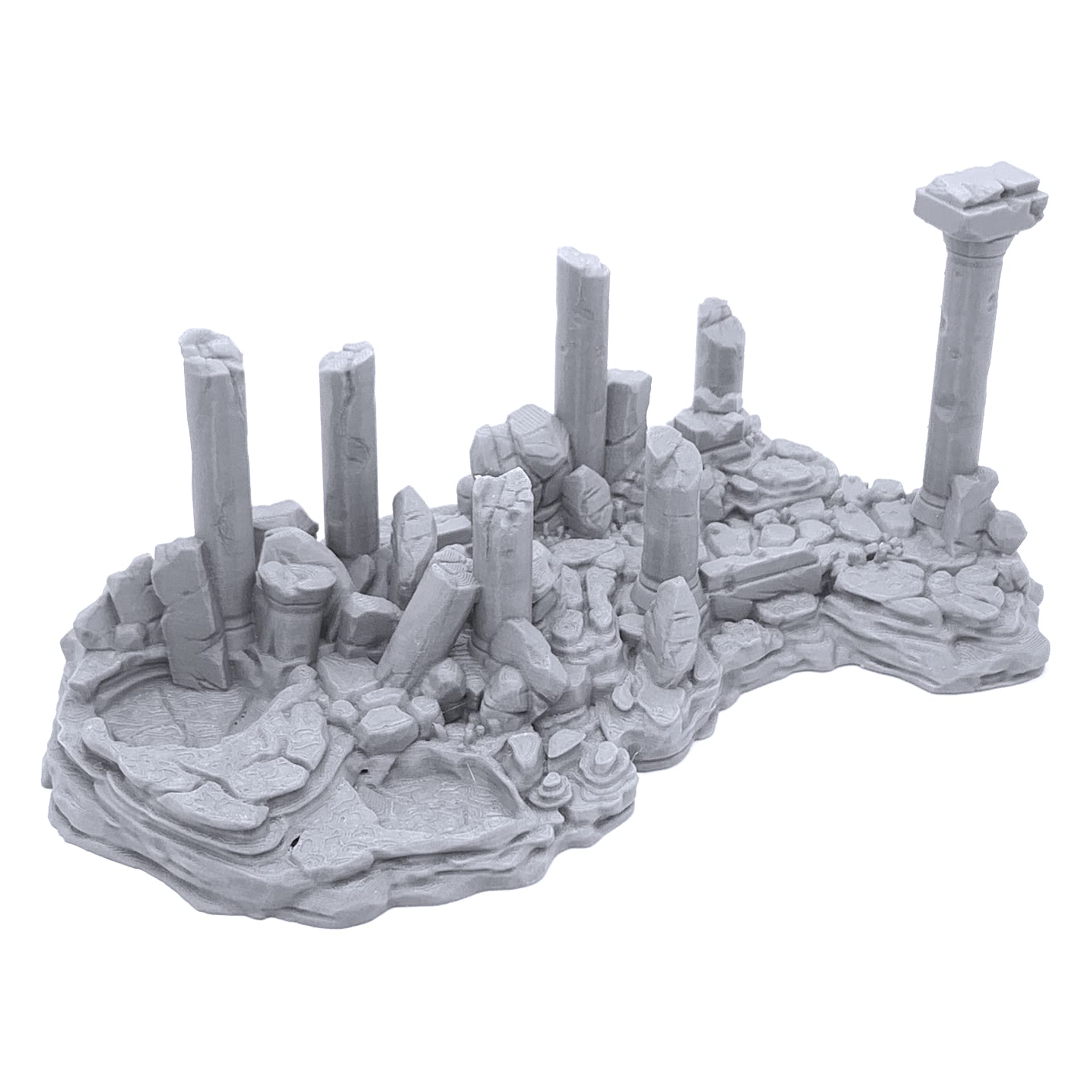 Cratères explosifs, paysage de terrain pour figurines de table de 28 mm, jeu de guerre imprimé en 3D et à peindre, EnderToys Cratères explosifs, paysage de terrain pour figurines de table de 28 mm, jeu de guerre imprimé en 3D et à peindre, EnderToys