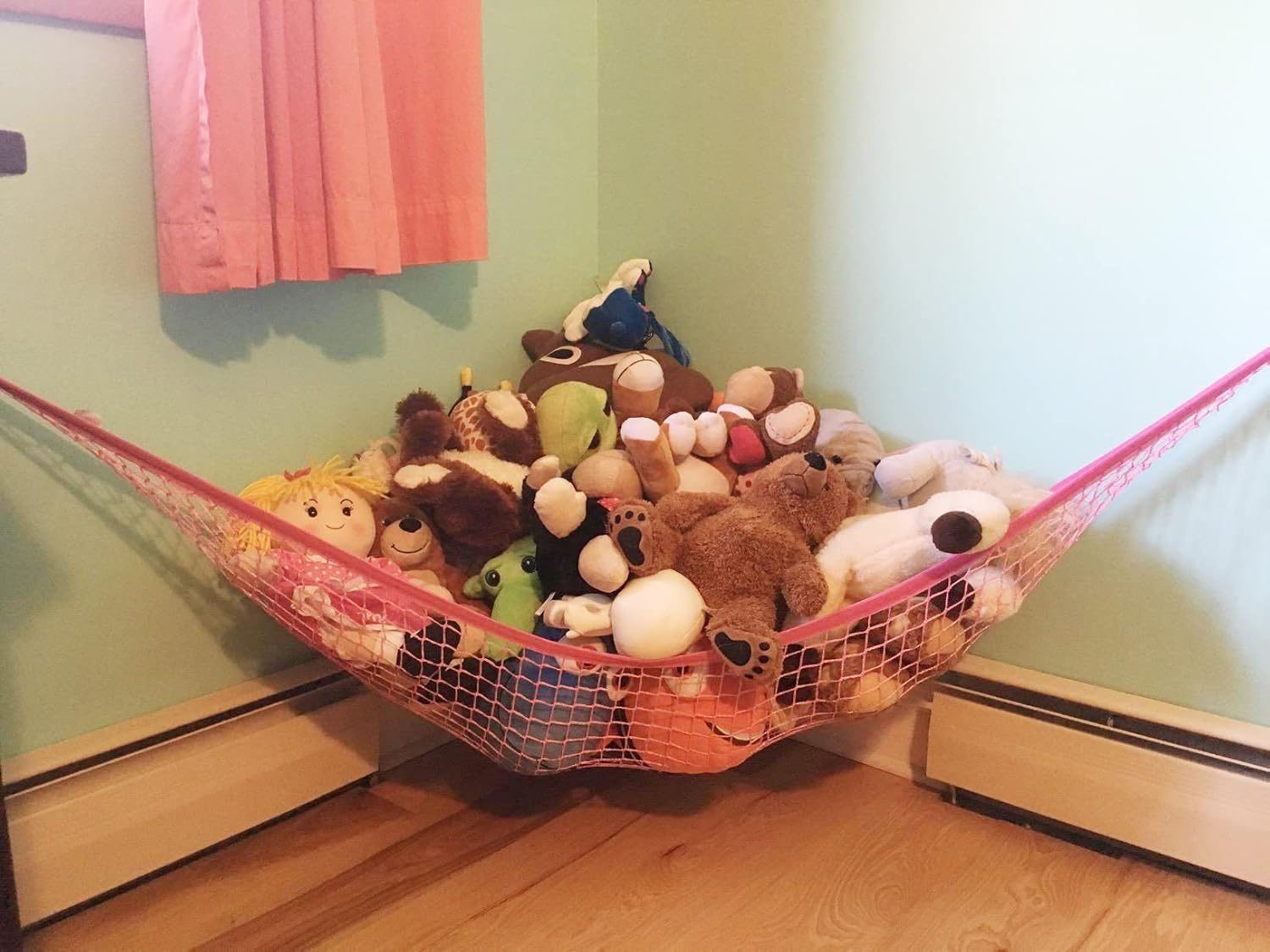 Toy Hammock, Huijukon Jumbo Toy Hammock Corner Toy Hammock Cuddly Toy