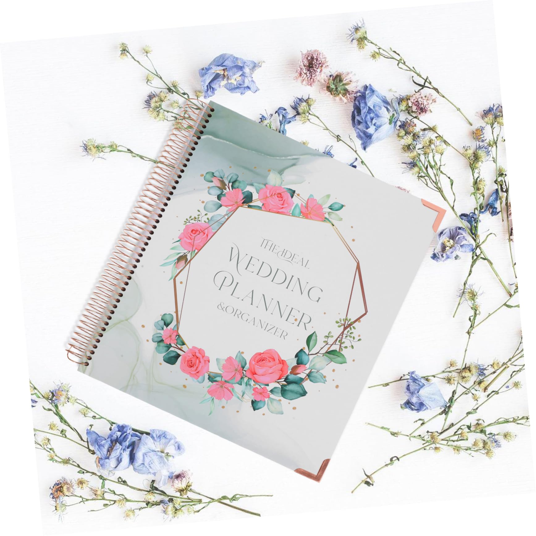 DOITOOL Hochzeitsplaner Buch für Verlobte Paare Papier mit Budgetplanung und Detailliertem Zeitplan für Hochzeitsplanung und Organisation