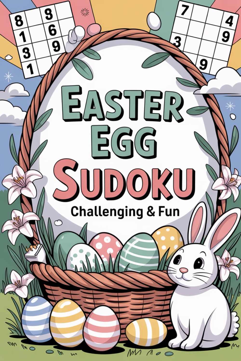 Easter Egg Sudoku: Challenging & Fun: Easter Sudoku: Curated Puzzle Experience Book for Adult Puzzle Fans with Bunny Season Theme and Pencil Marks