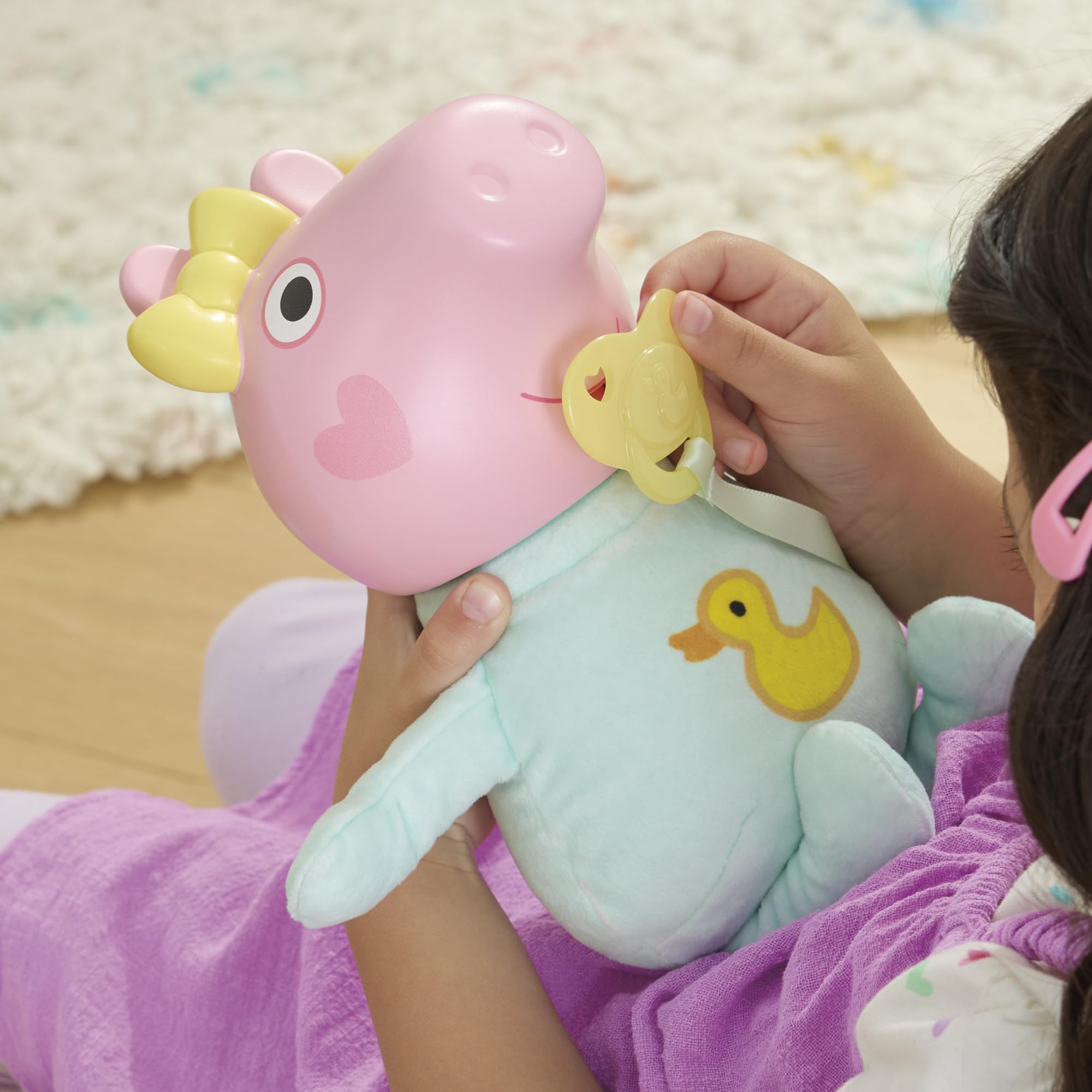 Peppa Pig Interaktywna Lalka Świnka Peppa Chrumkanie i Przytulanie Evie