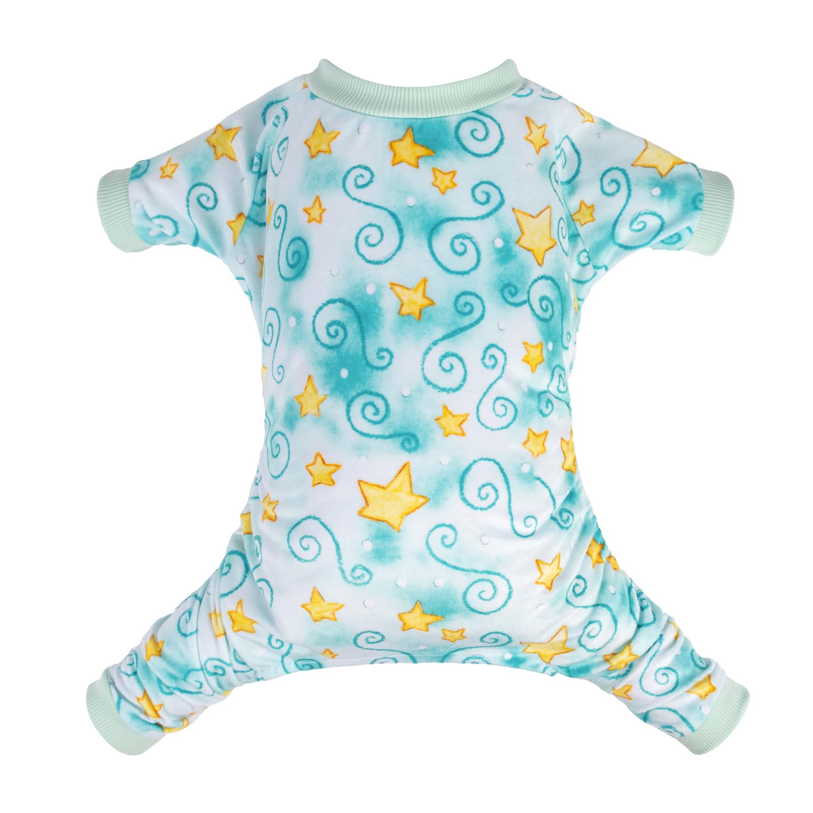 CuteBone Small Dogs Outfit Soft Puppy Onesies Pjs Dog Pajamas Pet Coat Cat Apparel Comfy Doggie Jumpsuit Bodysuit for All Seasons