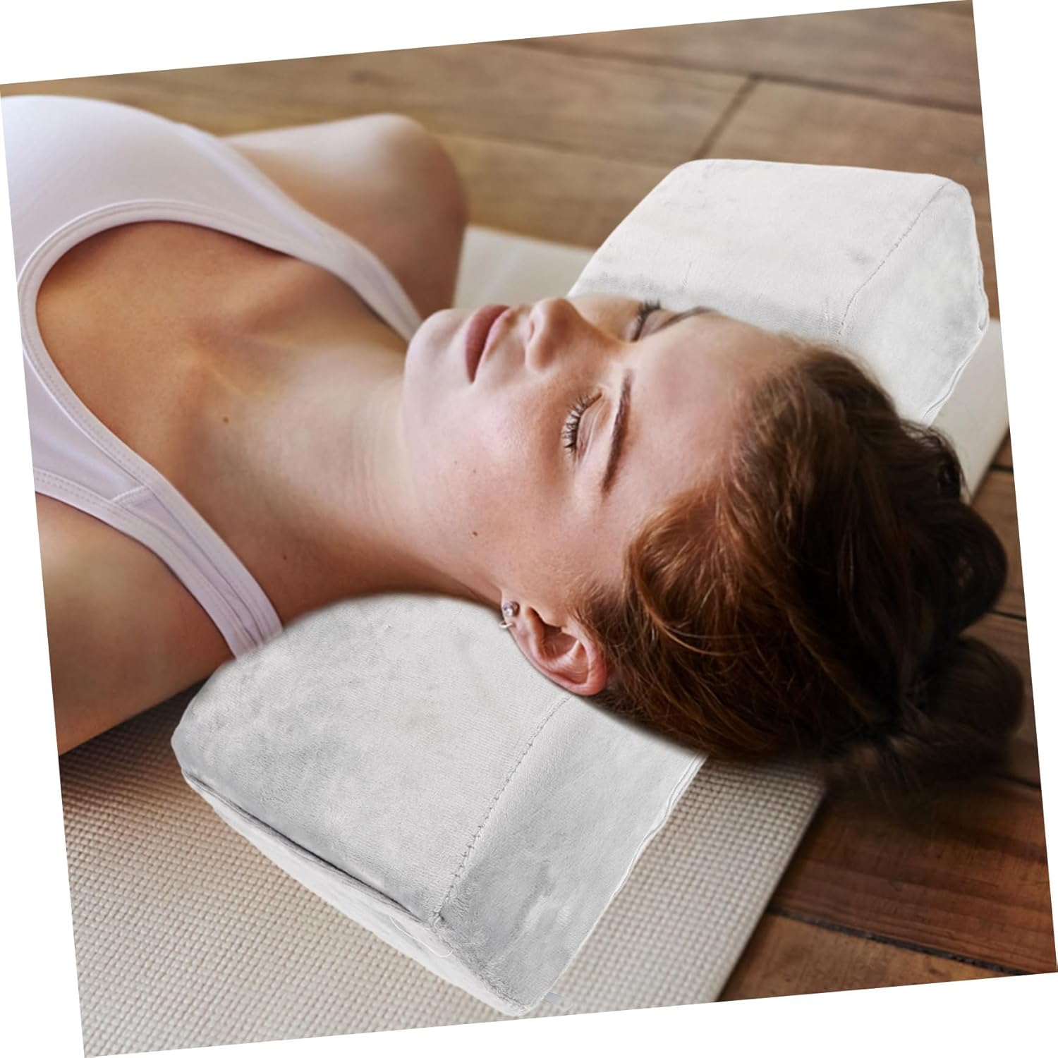 U Shaped Eyelash Extension Pillow for Lash Grafting Beauty Salon Neck Support Comfortable Sleep Tool with Design and Removable Cover for Shoulder Relaxation