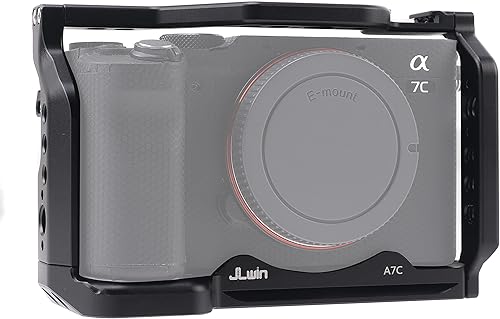 Miniatura 2 de Foto4easy - Jaula para cámaras Sony Alpha A7C con liberación rápida de 14" 38" tornillo y zapata fría, micrófono de expansión
