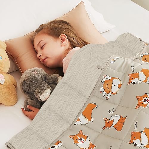 Vista 32 de CuteKing - Manta suave y gruesa con peso para adultos de 140-150 libras (15 libras, 60x80 pulgadas, queen, gris) para refrescar y calentar