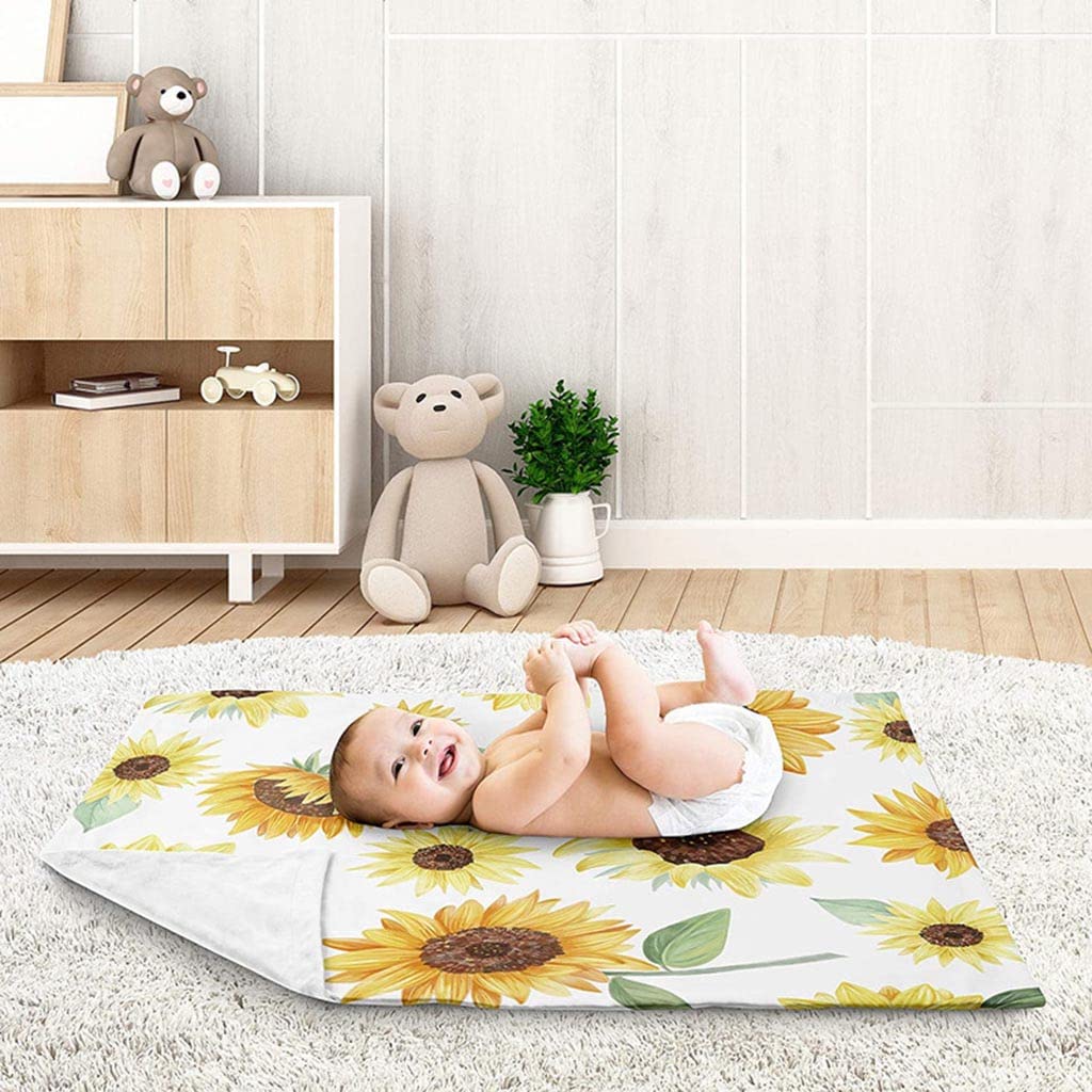 75x100cm Bambino Ricezione Coperta Morbido Cotone Floreale Stampato Coperta Bambino Coperte Unisex Cotone