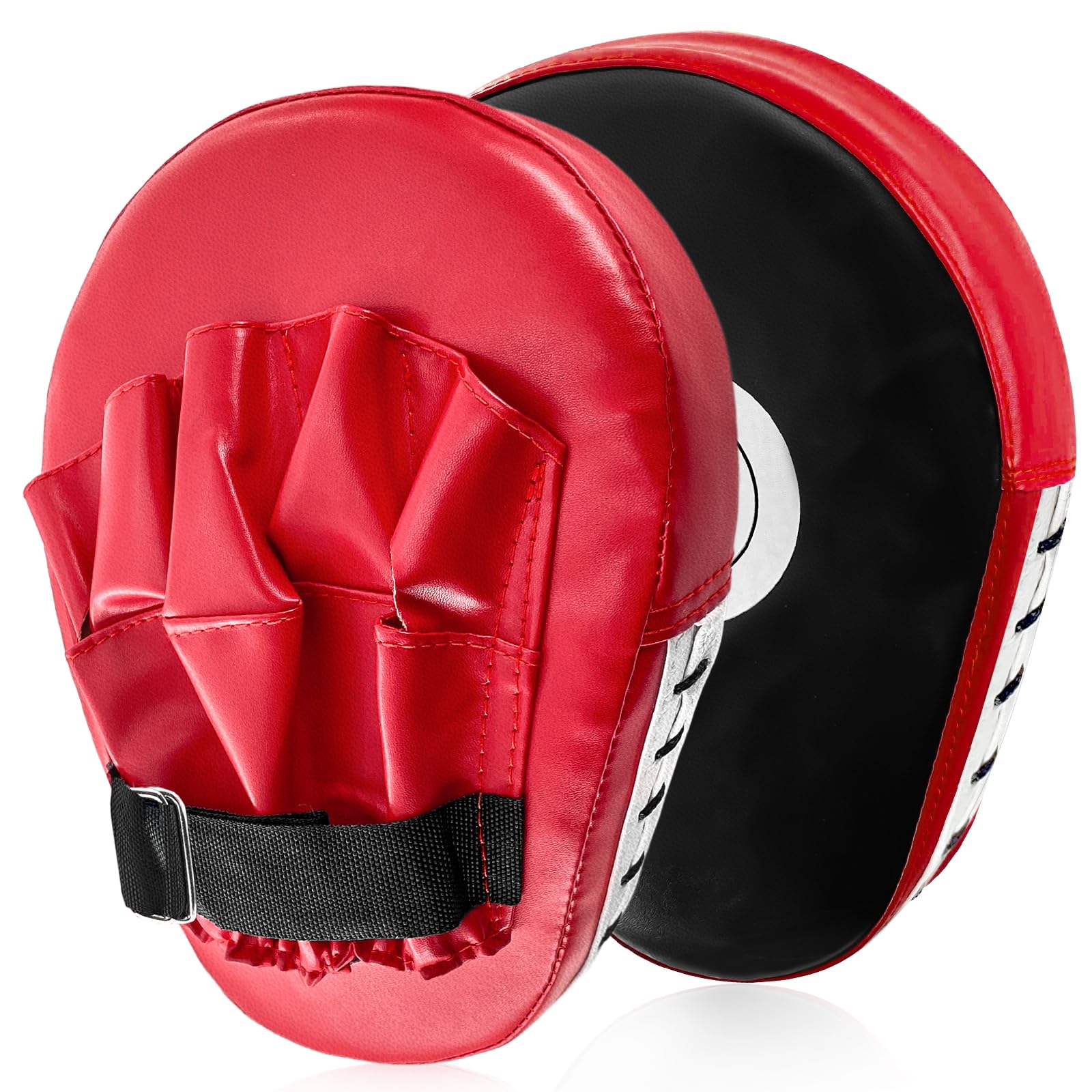 xiaoxiaozhijia 2 Pack Boxing Pads, PU Hand Target Kickboxing Muay Thai