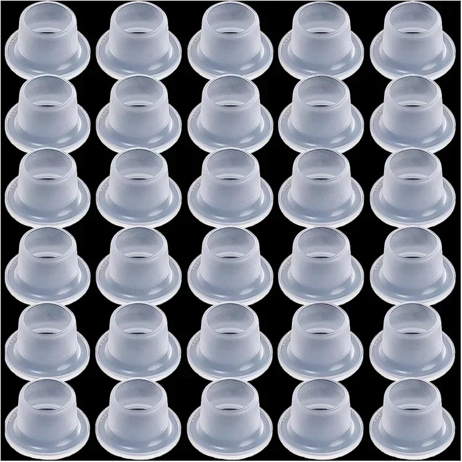100/10Pcs Faucet Silicone Gasket Rubber Hose Seal Washer Water Plugs(A - White,30PCS)