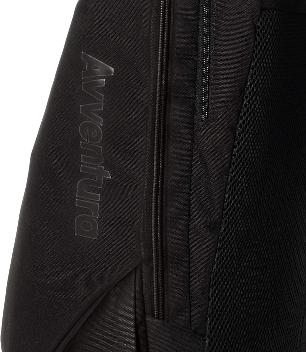 AVVENTURA(アヴェンチュラ) Aventura RLC-30612 Rucksack, Daypack, School Backpack, School Bag, School Bag, Water Repellent, Nylon, Large Capacity, Logo Print, Center Zip Backpack, Black