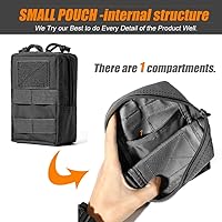 Vista 7 de Upgraded Sports Water Bottles Pouch Bag, Tactical Drawstring Molle Water Bottle Holder Tactical Pouches, Travel Mesh Water Bottle Bag Tactical