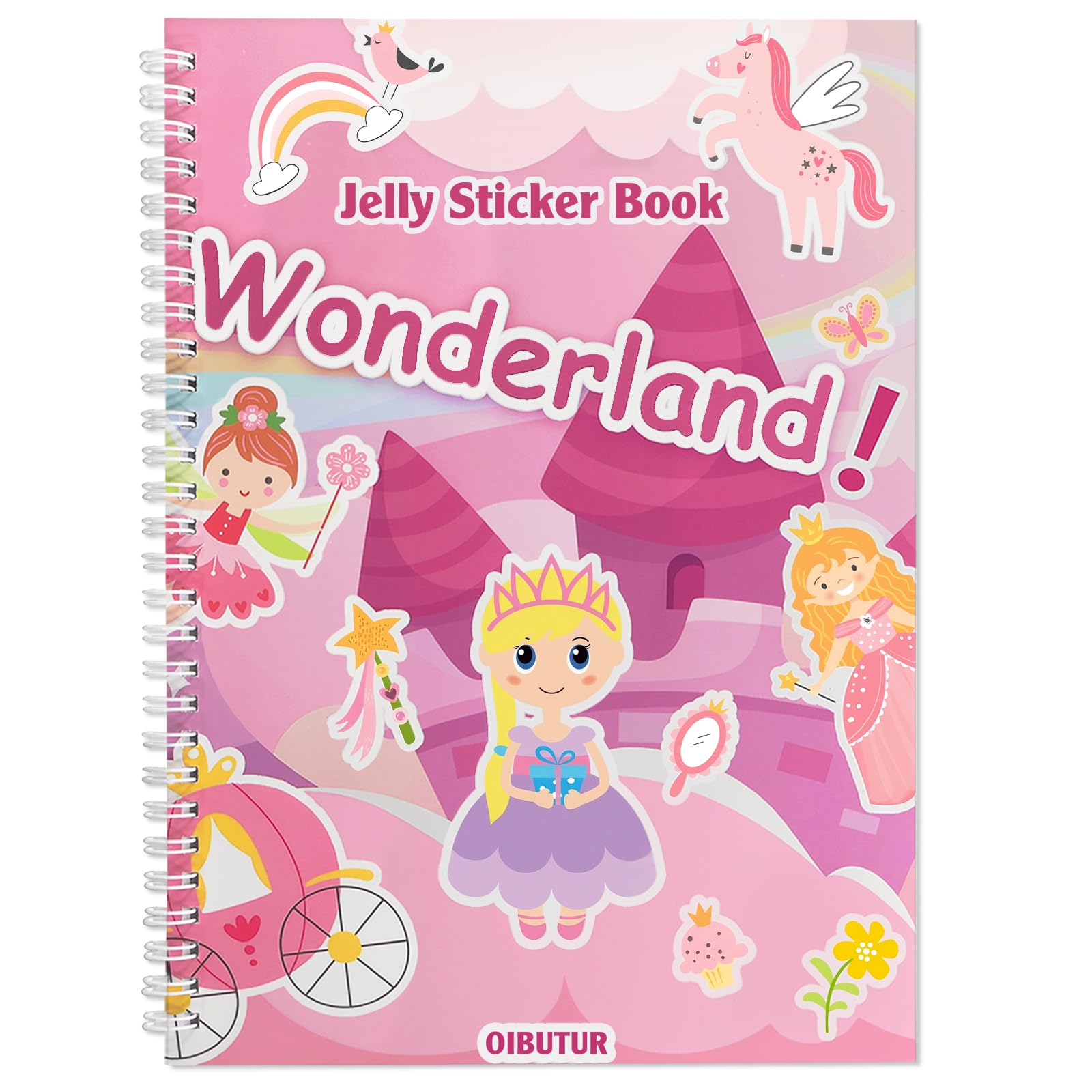 Reusable Sticker Book for 2 3 4 Year Olds Kids