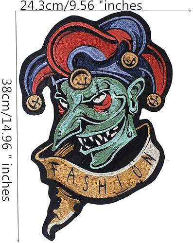 Miniatura 4 de Bordado roca locomotora transferencia de calor fantasma mugre segador parche DIY ropa A-nivel etiqueta hierro en chaqueta bolsas 2 piezas