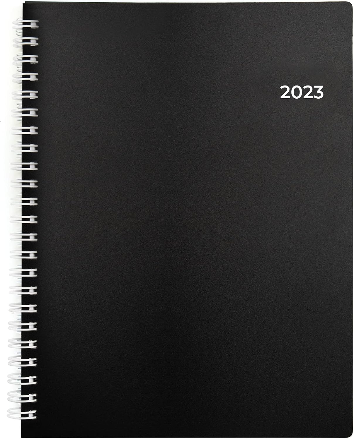 WallDeca 2023 Appointment Weekly Planner - Annual Weekly & Monthly Planner, Jan - Dec 2023, 8.5 x 11" Flexible Cover, 7AM - 7PM, Notes Pages, Twin-Wire Binding