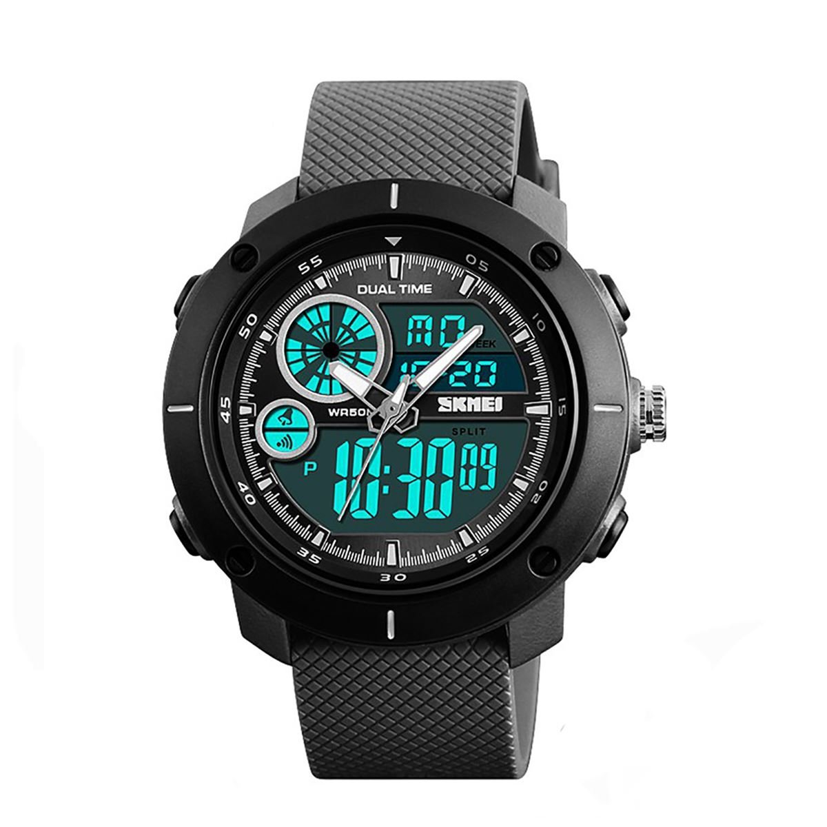SKMEI DG1361B Analog-Digital Watch, front view