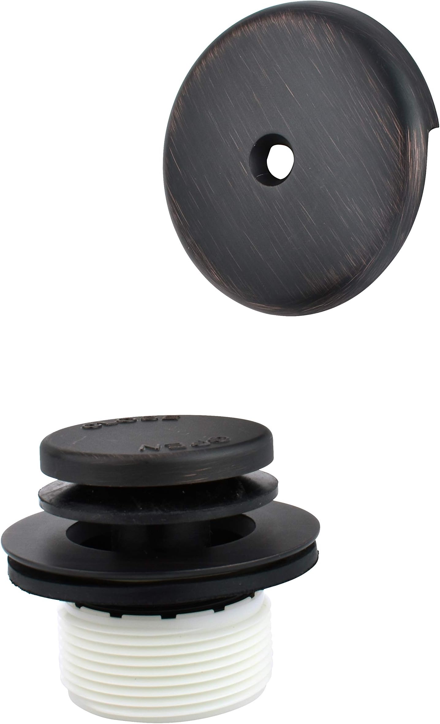 Plumb Pak Foot Lok Stop Style Bath Drain Trim Kit, Venetian Bronze