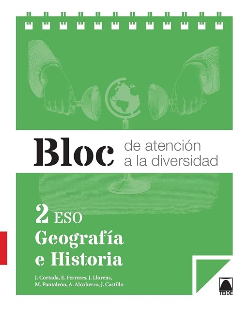 Portada de Bloc de Atención a la Diversidad Geografía e Historia 2º ESO