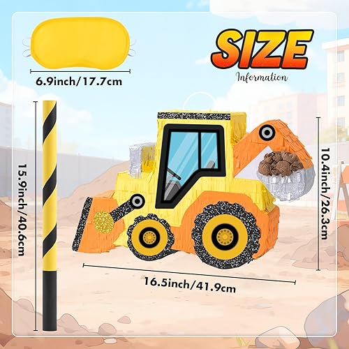 Miniatura 312 de WERNNSAI - Piñata de sirena plegable, piñata de cumpleaños con flecos que incluye cuerda para jalar, venda y bate. Decoraciones