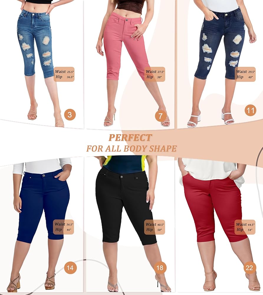 Hybrid & Company Women's Butt Lift Super Comfy Stretch Denim