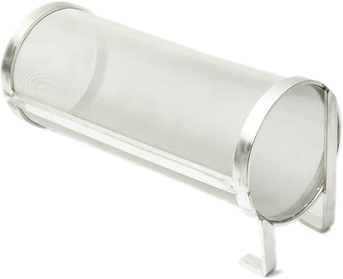 Miniatura 4 de Araña de malla de acero inoxidable de 400 micrones, filtro de tolva de 4 x 10 pulgadas, cesta de filtro de cerveza seca para barril de cerveza