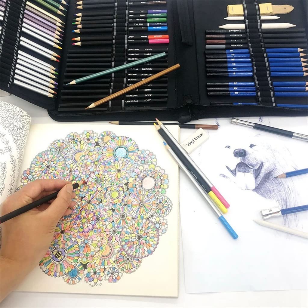 Ensemble de 30 pinceaux colorés pour Artistes, kit de démarrage pour Aquarelle, Outils de Dessin.,