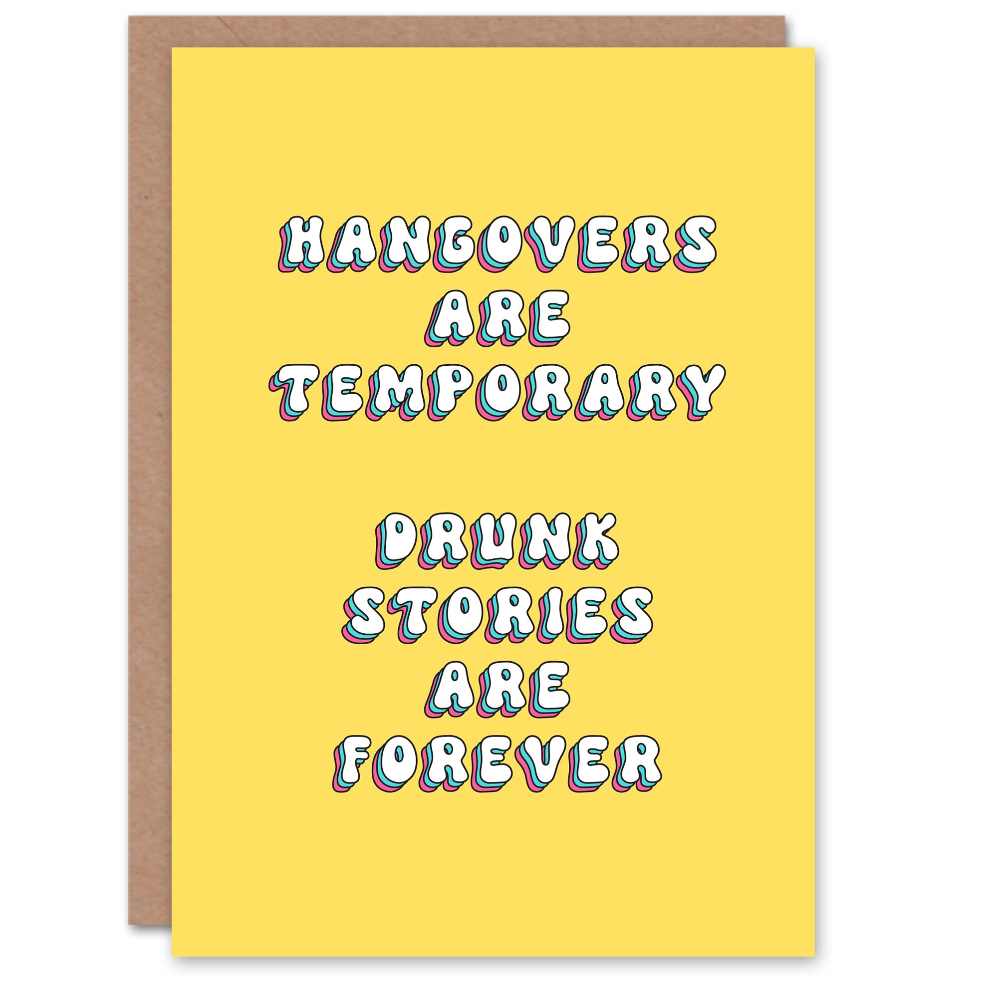 Artery8 Women's Greeting Card - Birthday - Yellow