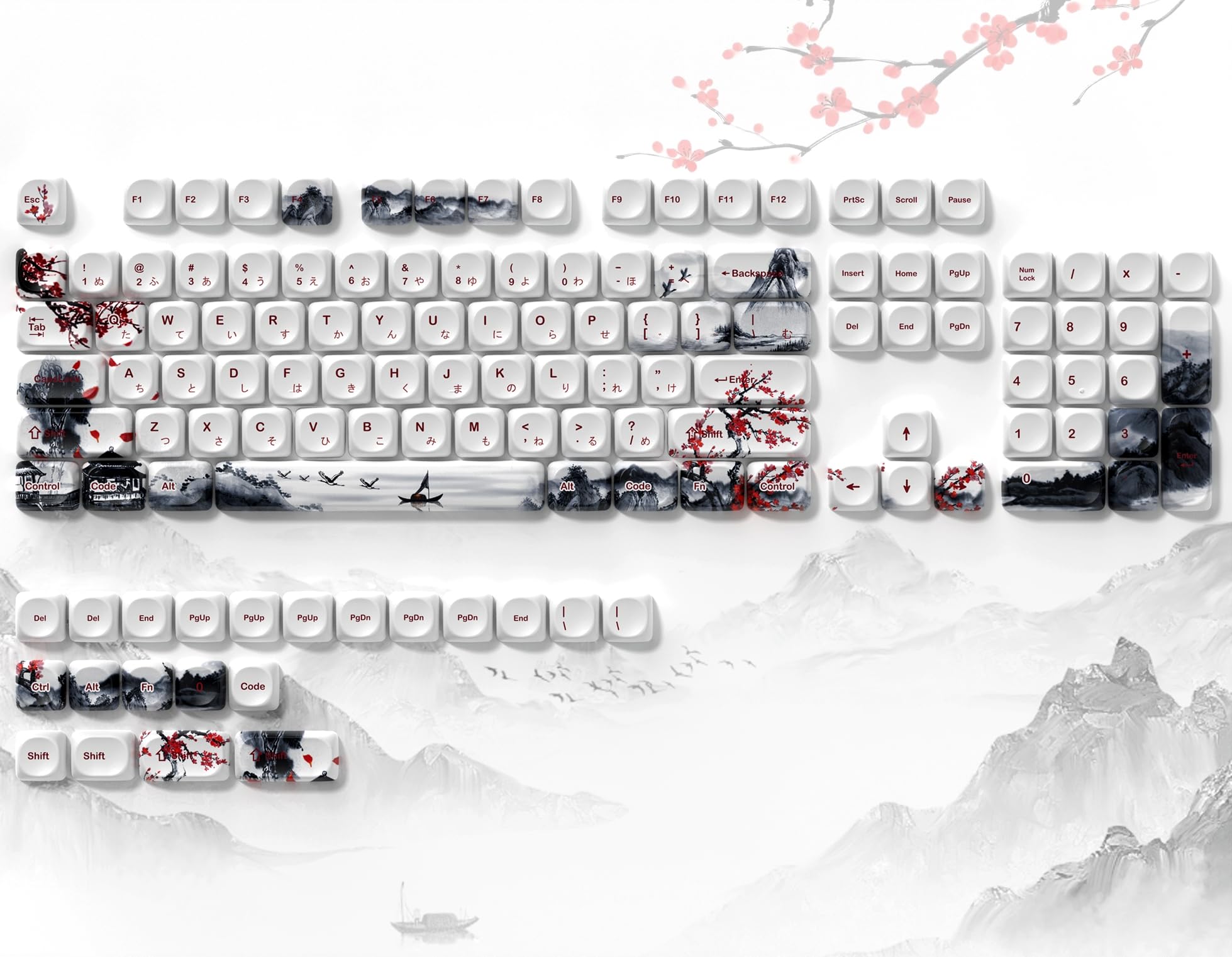 dagaladoo Cherry Blossom Keycaps
