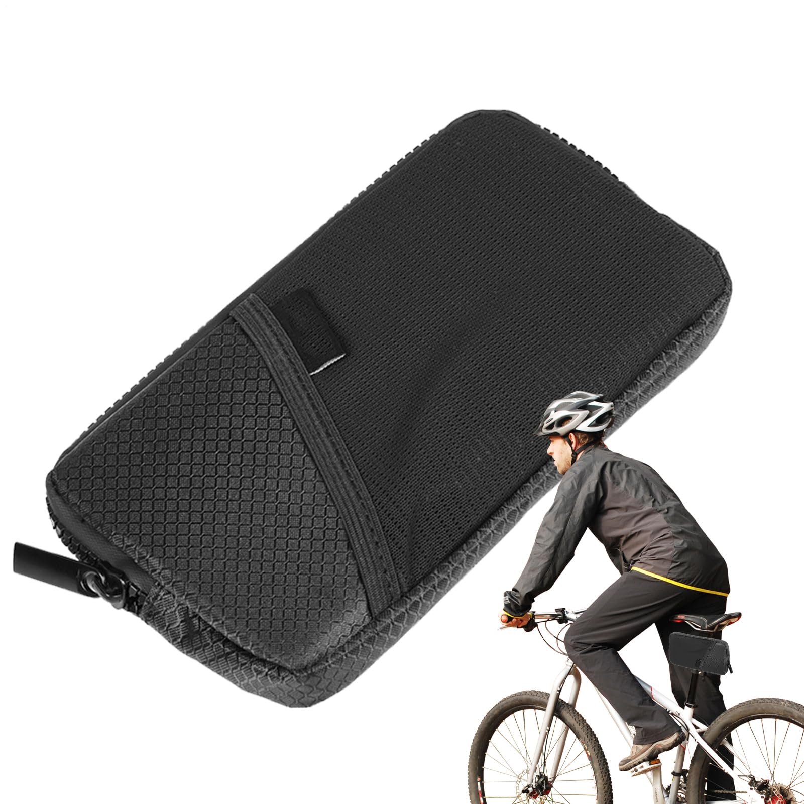Bike Wallet - Cycling Pouch | Multi Tool Pouch | Phone Case Road | Cycling Pouch Phone Case Road Use Card Holder Tool Key Wallet Compact Organiser Waterproof Phone Pocket Bike Ride Accessory