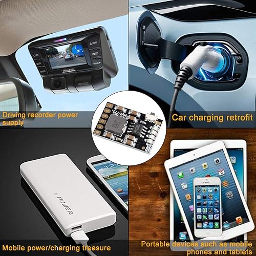 Miniatura 5 de 8 unids 2A 5V descarga de carga módulo integrado 3.7 V 4.2 V para batería de litio 18650 impulso de carga móvil fuente de alimentación de carga y